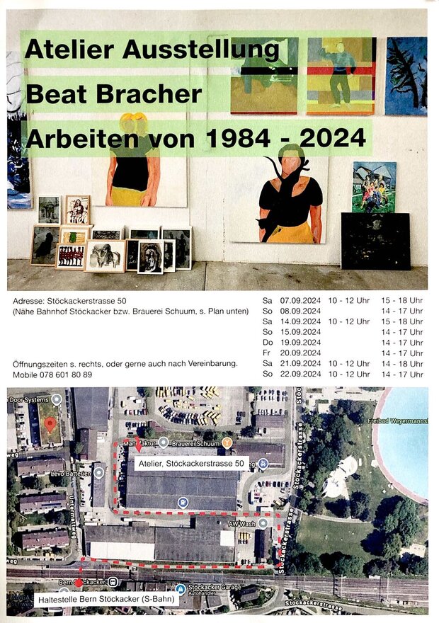 Atelierausstellung Beat Bracher