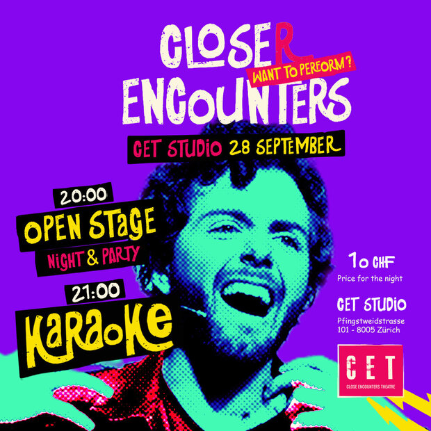 CloseR Encounters - Open Stage Night + Karaoke