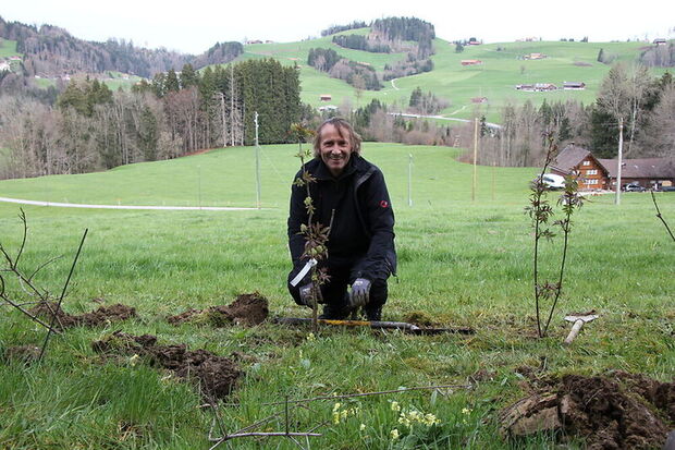 WWF-Einsatz – Heckenpflanzung bei der Falkenburg