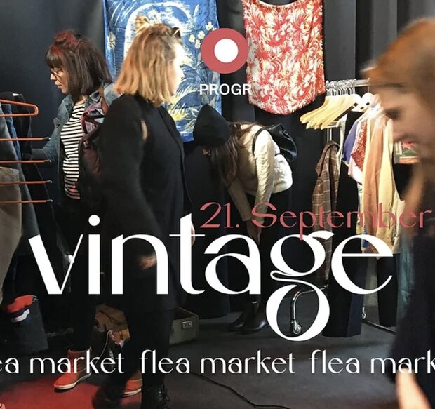 „vintage flea market“ im PROGR / Turnhalle. Am 21....