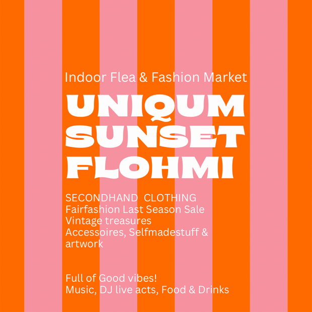 Uniqum SUNSET FLEA & FASHION Flohmi