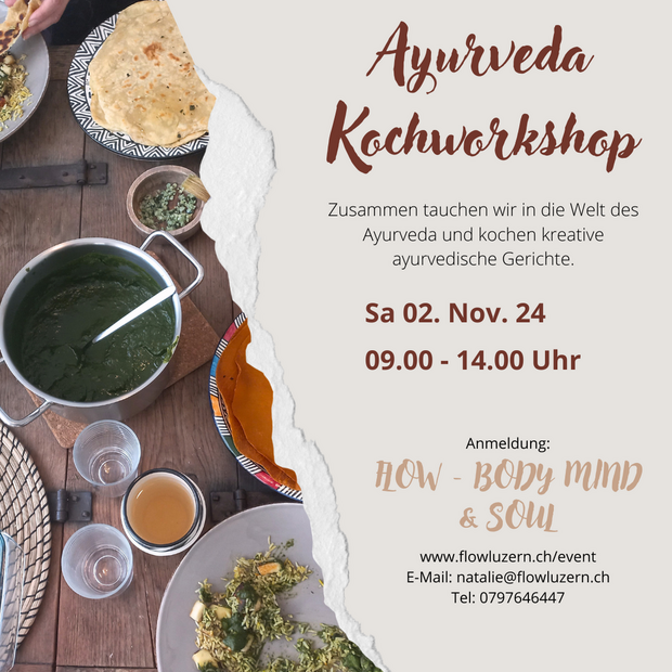 Ayurveda Kochworkshop in Luzern