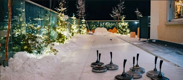 Eisstockschiessen am Uetliberg