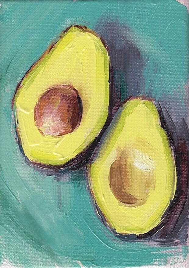 Event • Avocado • Oil Painting