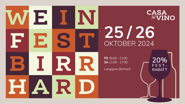 Weinfest Birrhard - 25./26. Oktober