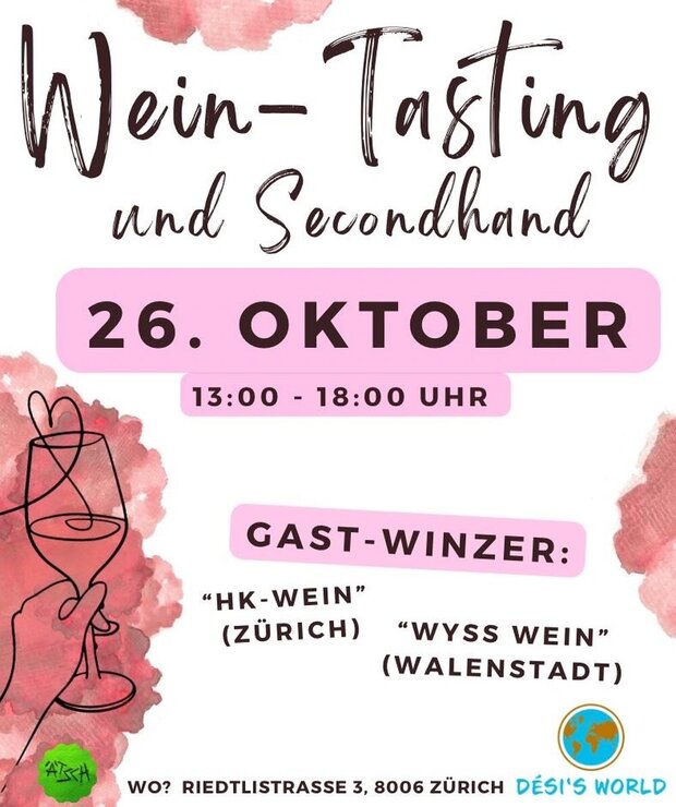 Wein - Tasting und Secondhand