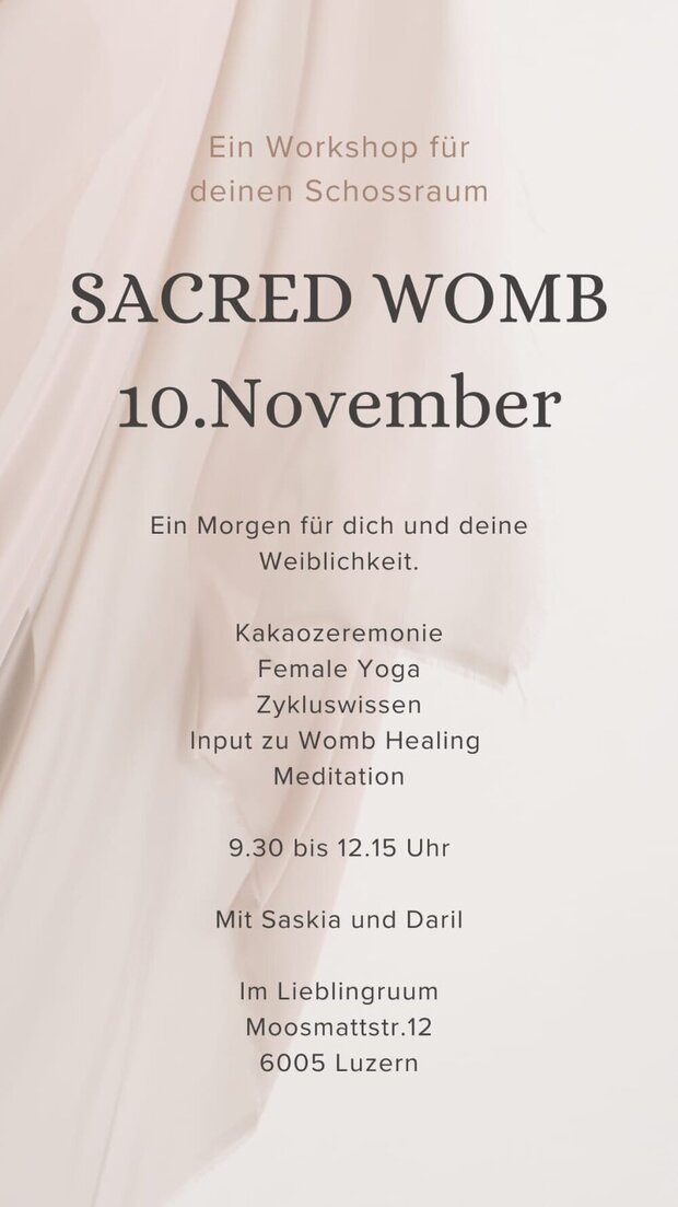 Sacred Womb Workshop