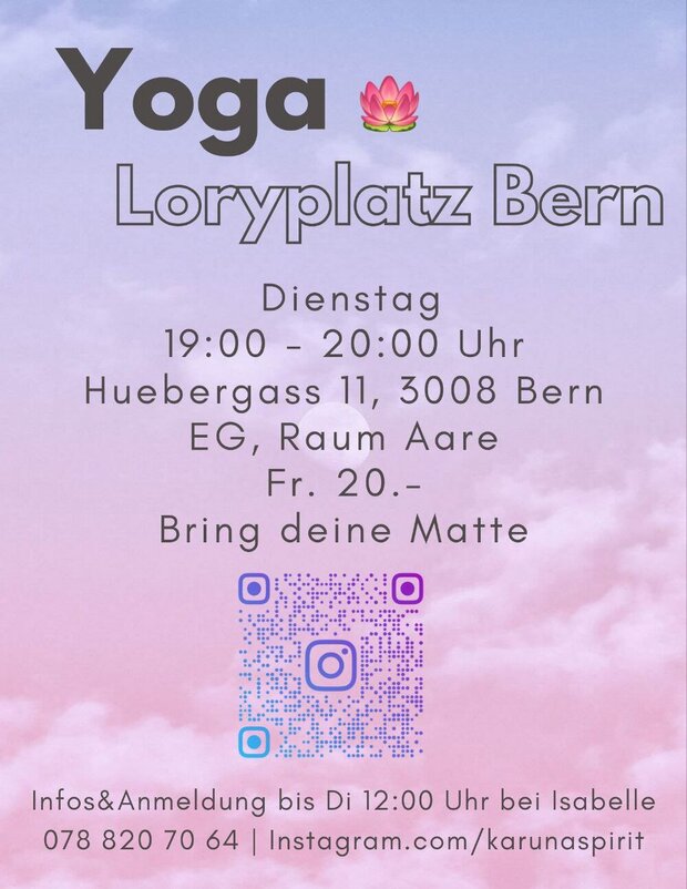 Yoga Loryplatz/Huebergass Bern