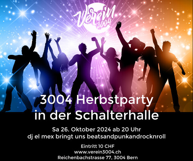 Schalterhalle Herbstparty