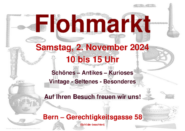 Flohmarkt klein und fein am 02.11.2024