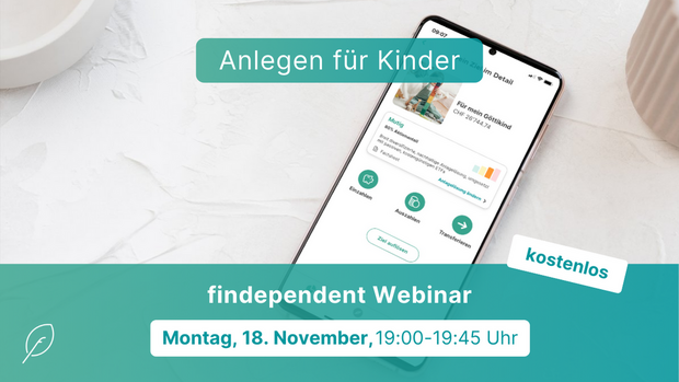 Webinar "Anlegen für Kinder"