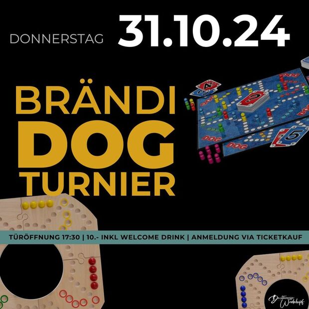 Brändi Dog Turnier auf dem Dach