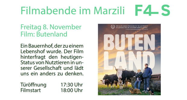 Filmabend "Lebenshof Butenland" - Freitag 8.11...