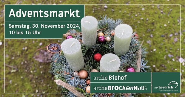 Adventsmarkt im Innenhof vom Arche Brockenhaus - Samstag,...