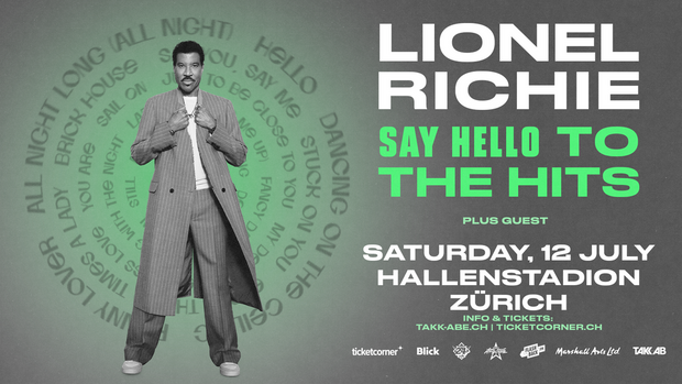 Lionel Richie spielt am 12.07.2025 in Hallenstadion Zurich