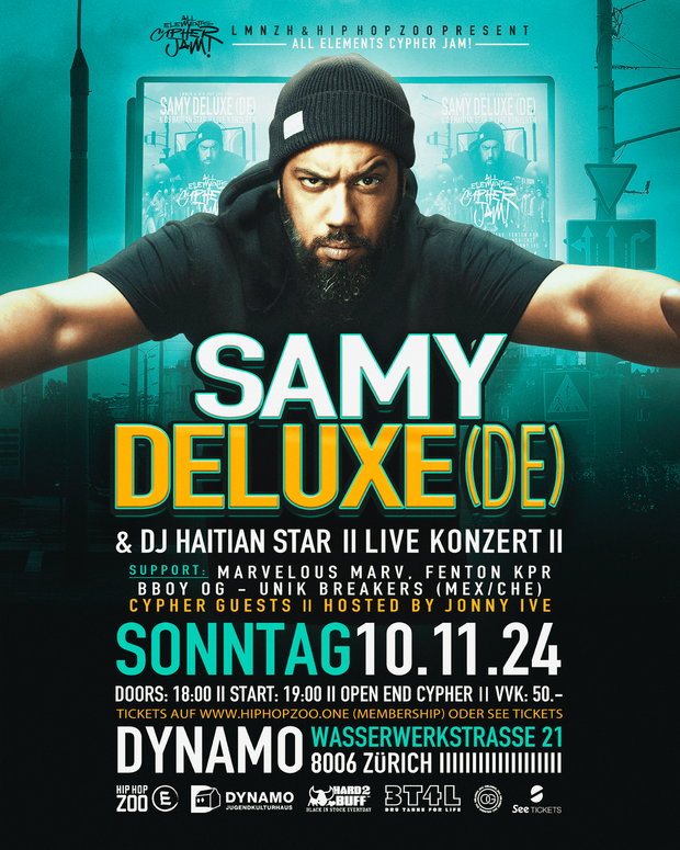 SAMY DELUXE live @ Dynamo Zürich!