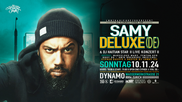 SAMY DELUXE live @ Dynamo Zürich!