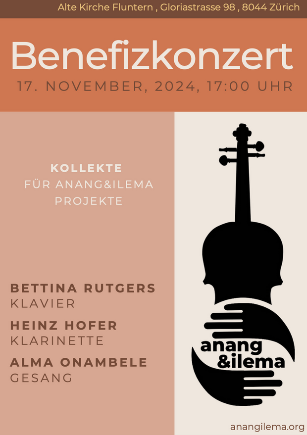 Benefizkonzert 17.11 in der alten Kirche Fluntern