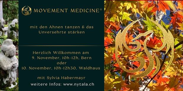 Movement Medicine Samstagstanz am 9.11. im Löscher in Bern