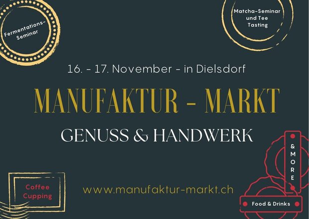 MANUFAKTUR - MARKT // Genuss & Handwerk // im BLEU DU...