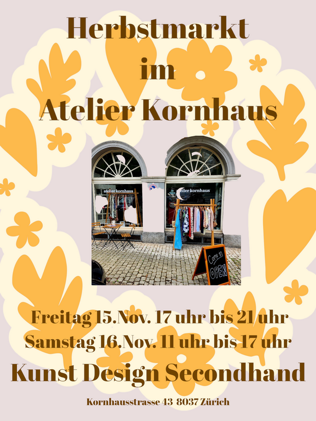 Herbstmarkt im Atelier Kornhaus