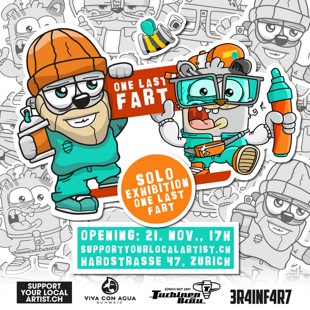 ONE LAST FART – BRAINFART Soloausstellung