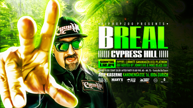 B-REAL (CYPRESS HILL) live Alte Kaserne Zürich