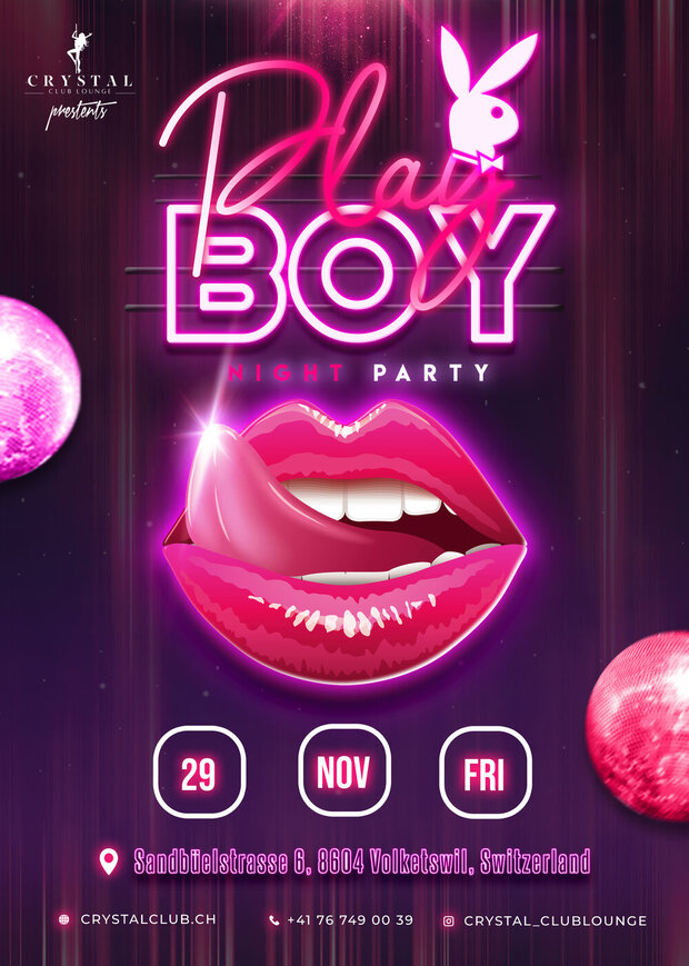 Playboy Party Zürich/29. November 21:00 Uhr