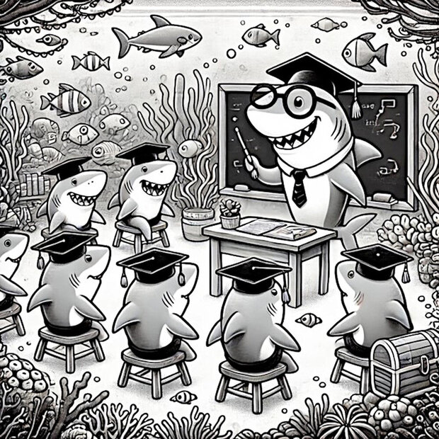 Shark School Teaching: Weil wir Haie l(i)eben