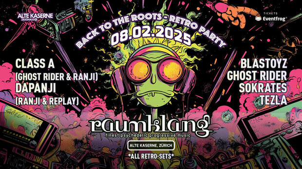 Raumklang goes BACK TO THE ROOTS - Retro Party