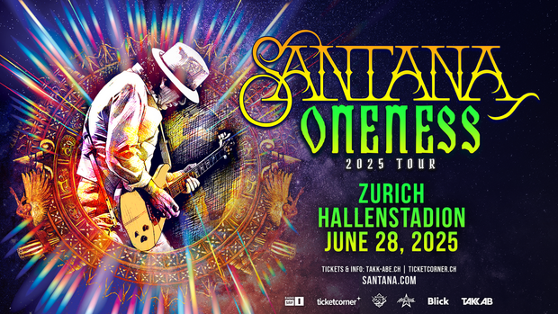 Santana spielt am 28.06.2025 im Hallenstadion Zurich