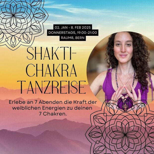 SHAKTI-CHAKRA TANZREISE
Tanze durch alle deine 7 Chakren