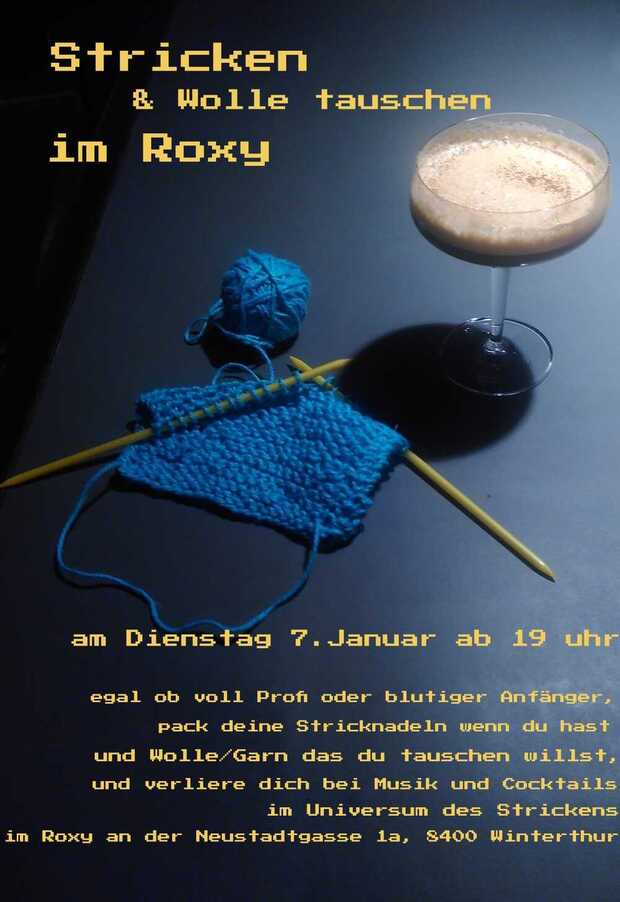 Stricken & Wolle tauschen im ROXY