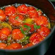 Cherry Tomato Confit with Garlic