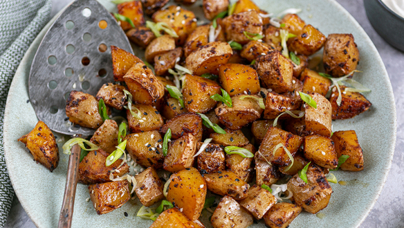 Miso Butter Roasted Potatoes