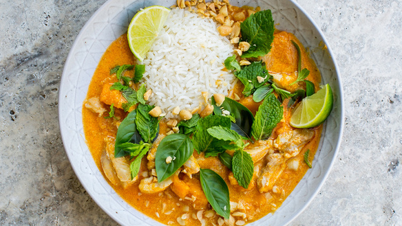 Chicken Pumpkin Thai Red Curry