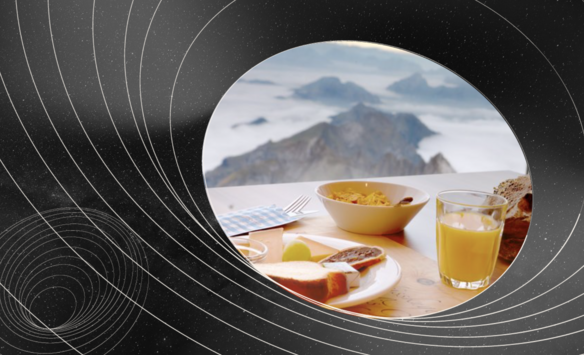 Januarlochkalender: Brunch auf dem Säntis