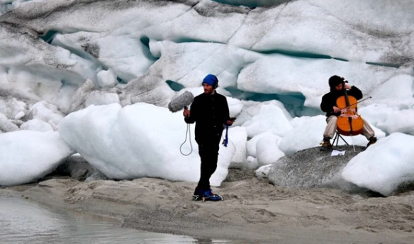 Geräusche der Gletscher