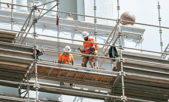 Baustelle auf der Bühne