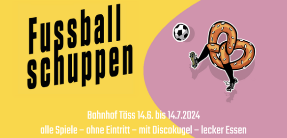 (Fussball-)kultur im Güterschuppen