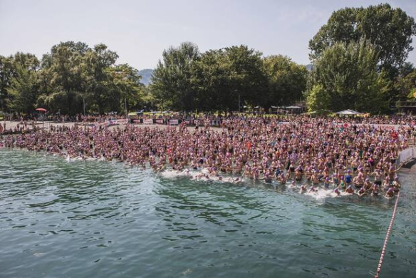 Sport: One side of the lake to the other. Get Swimming!