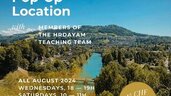 Yoga an der Aare: Hrdayam Bern pop up location.