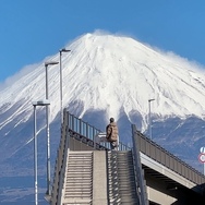 Die Treppe zum Mount Fuji