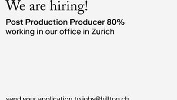 Post Production Producer 80%