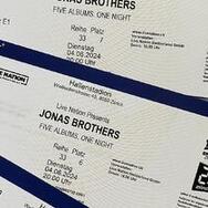 3x Jonas Brothers Tixkets 29.09.24