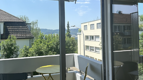 Sunny and quiet fully furnished one bedroom apartment in Höngg