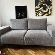 Verkaufe bequeme Couch in grau