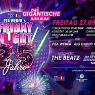 2x Tickets Kaufleuten PEA WEBERS FRIDAY-NIGHT 25 JAHRE JUBILÄUMS-PARTY Konzert mit The Beats