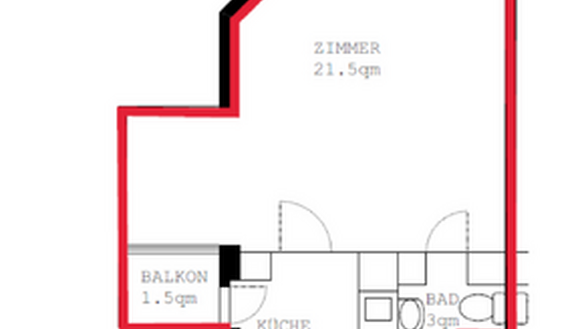 30m2 apartment Götzstrasse 5, 8006 Zurich