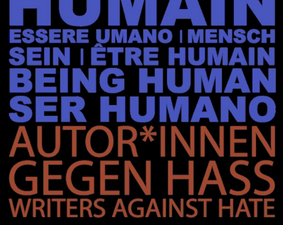 Being Human. Writers against Hate